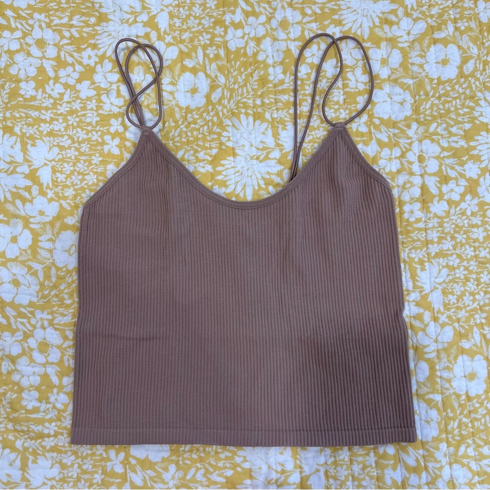 Ribbed crop top